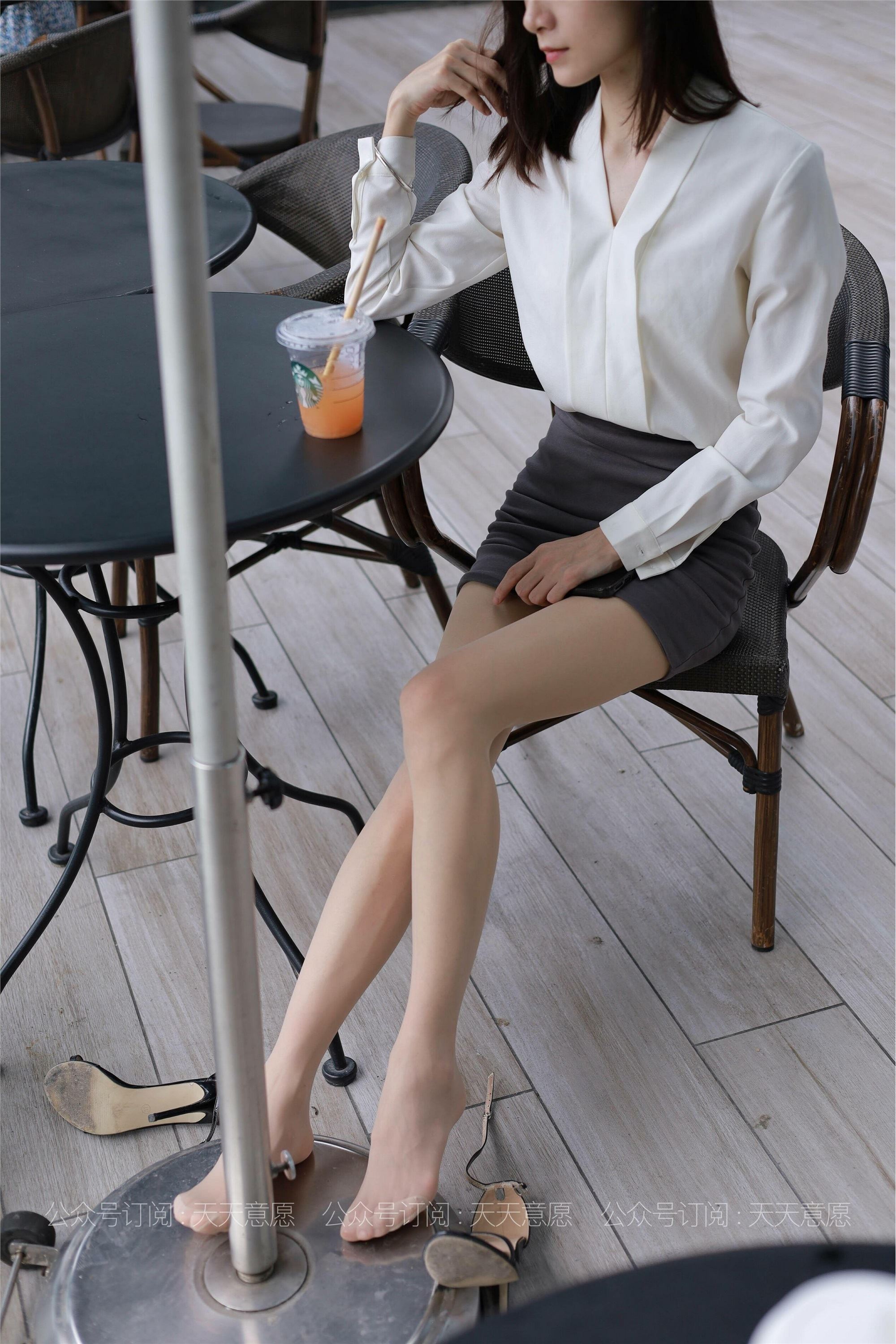 IESS异思趣向  2021.07.08 丝享家855：小六《白色OL装》